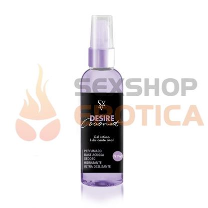Gel lubricante anal olor a coco